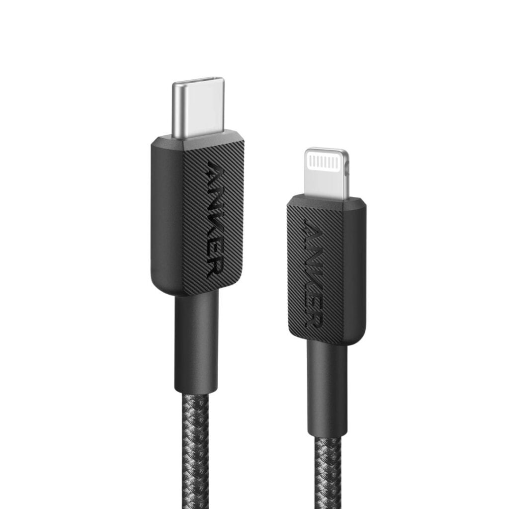 Anker 322 USB-C to Lightning Cable (6ft) Nylon Braided (1.8m)