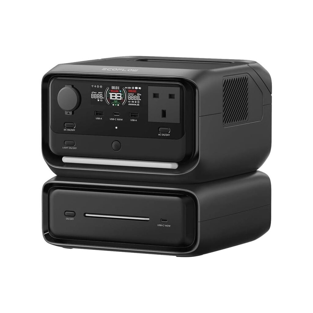 EcoFlow River 3 Max (River 3 Plus + Extra Battery 300) 600W / 572Wh Portable Power Station