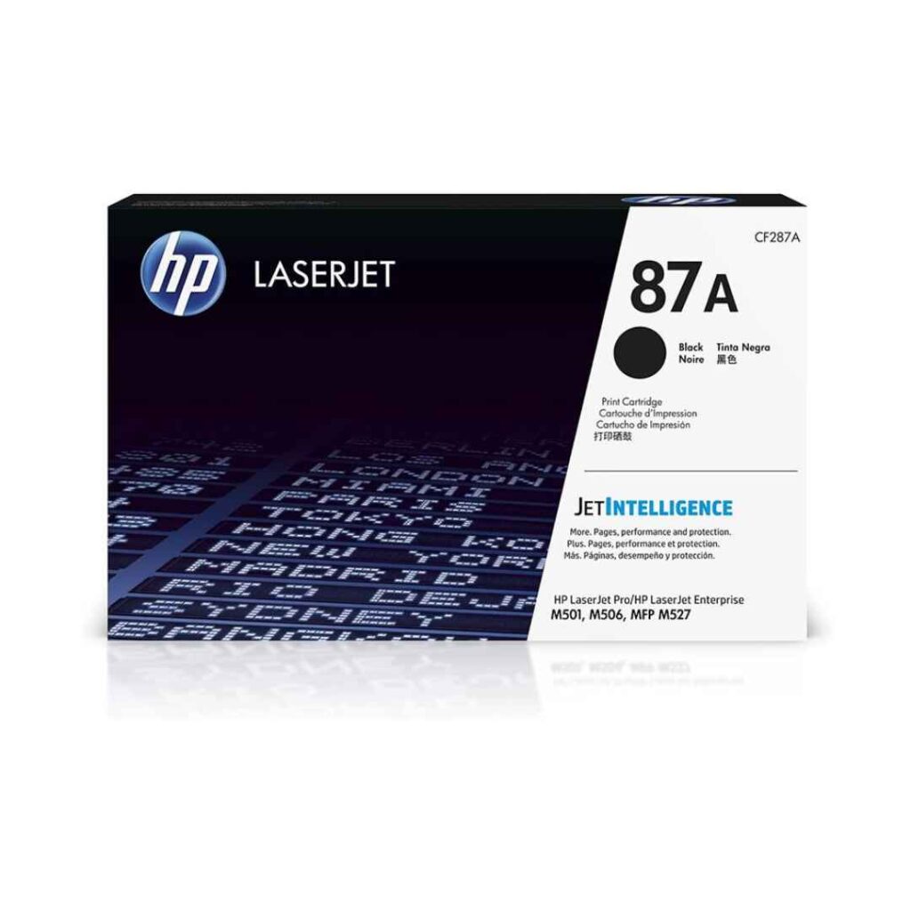 HP 87A Black LaserJet Toner Cartridge (CE287A)