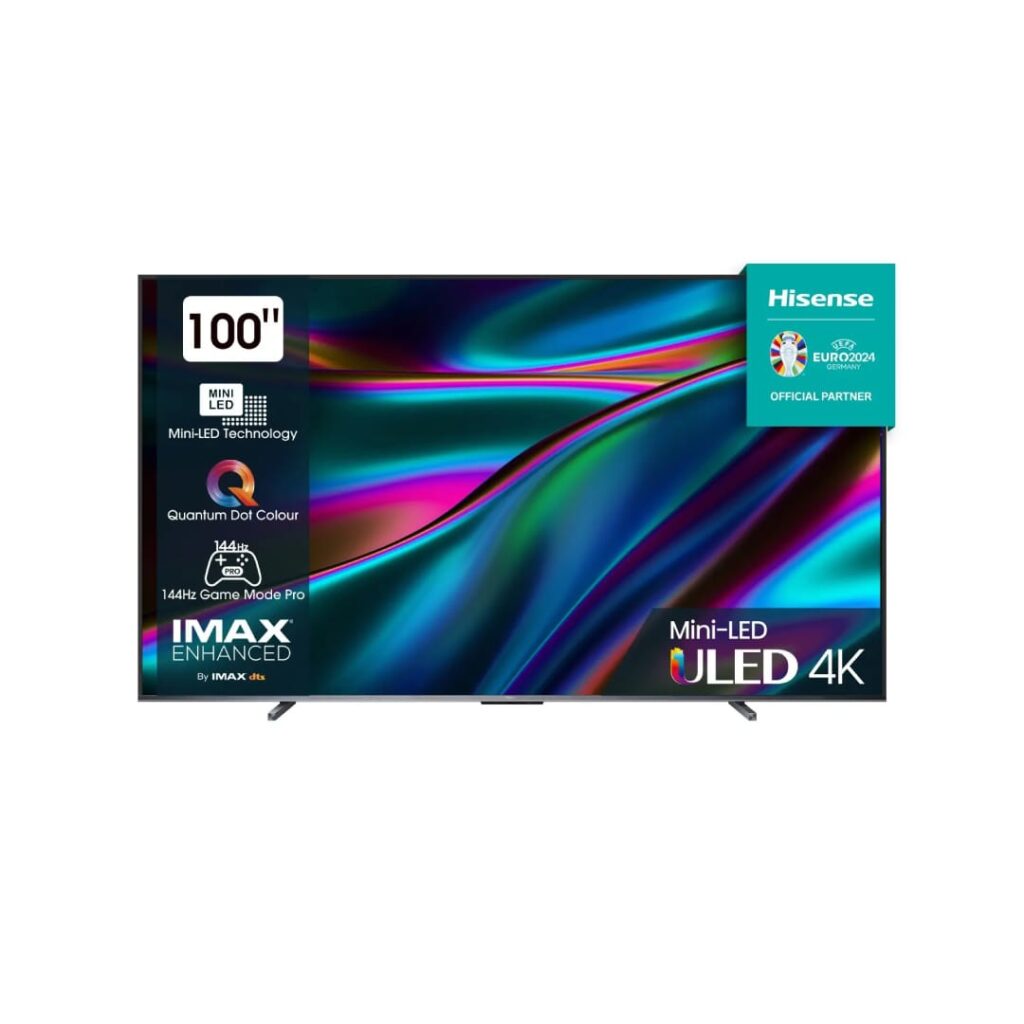 Hisense 4K Mini‑LED ULED Smart TV 100U7KN