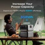 EcoFlow River 3 Max Plus Portable Power Station (River 3 Plus + Extra Battery 600) 600W / 858Wh 2
